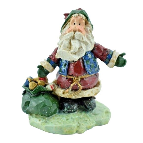 Vintage 1998 Christmas Fantasy Ltd Wonderland Santa Collection Christmas Figure - Picture 1 of 11